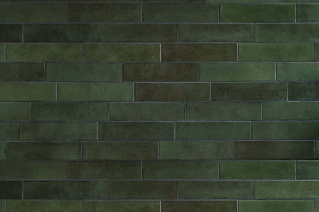 Green Kitchen Tiles Photography Backdrop, 60x90cm, CM Props & Backdrops 